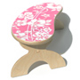 Pink Hawaiian Step Stool