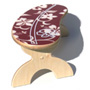 Red Hawaiian Step Stool