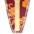 Red and Gold Hawaiian Surfboard Growth Chart