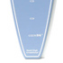 Light Blue Painted Surfboard Growth Chart