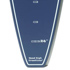 Navy Blue Painted Surfboard Growth Chart